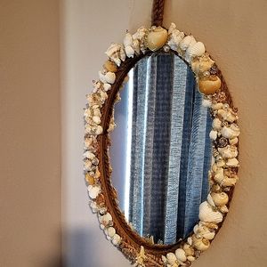 Sea Shell trimmed Mirror